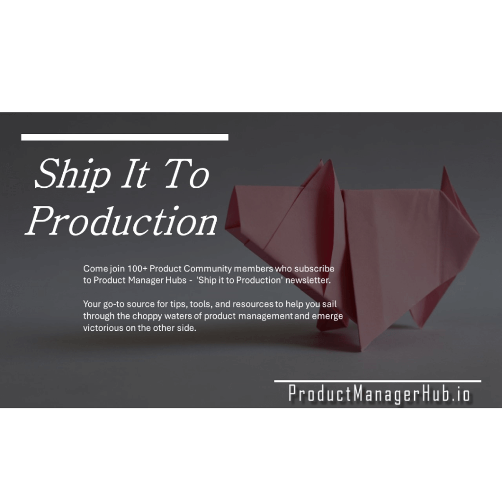 Ship it to production newsletter